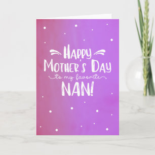 Mother's Day Card for Nan