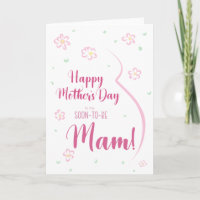 Mother's Day Card for Pregnant Mam