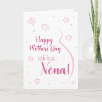 Mother's Day Card for Pregnant Nëna