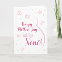 Mother's Day Card for Pregnant Nënë