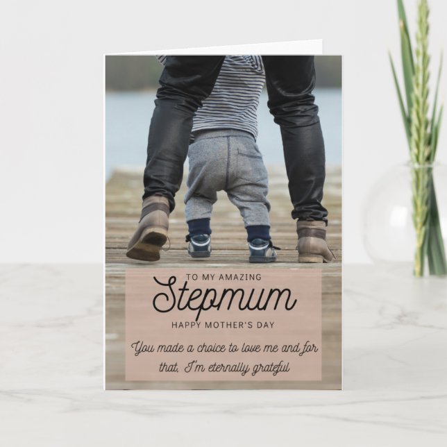Mother's Day Card For Step Mothers (Front)
