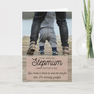 Mother's Day Card For Step Mothers