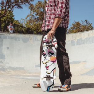 Mother's Day Card - Funny Caricature 1 + your text Skateboard