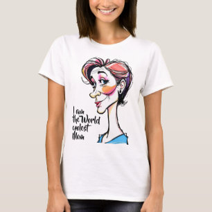 Mother's Day Card - Funny Caricature 1 + your text T-Shirt