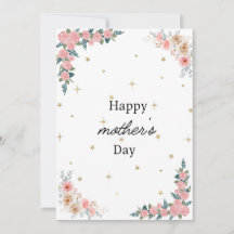 Mothers Day Card. happy mother's day. cute Card.