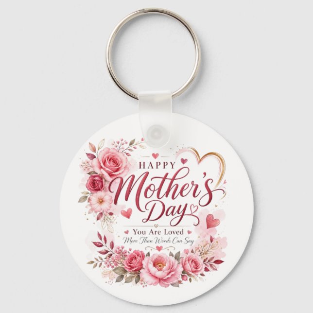 Mothers Day Card Key Ring (Front)