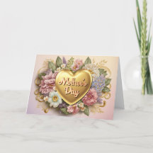 Mothers day card modern