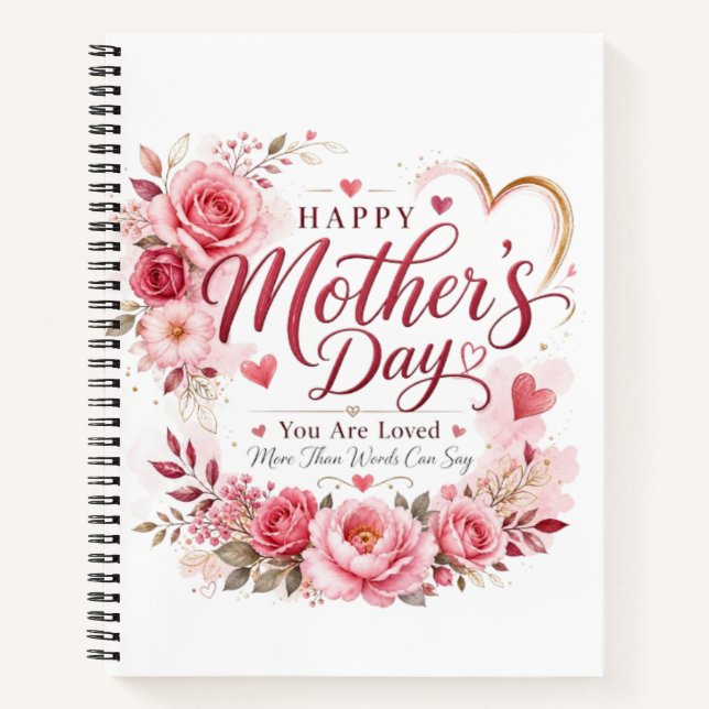 Mothers Day Card Notebook (Front)