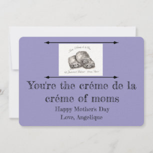 Mother's Day Card, Paris Theme Invitation