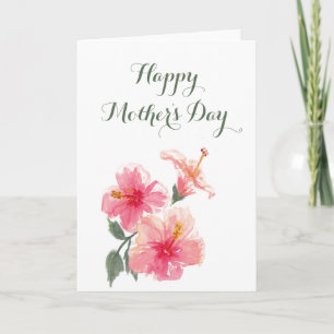 Mother's Day Card - Philippine Gumamela Hibiscus