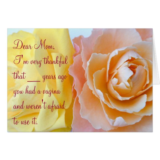 Mother's Day Card - Vagina
