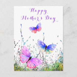 Mother's Day Card with Butterflies