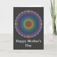 Mother's Day Card with Butterfly Rainbow