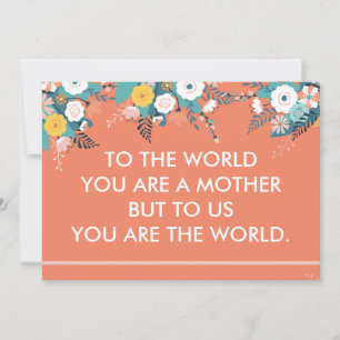 Mothers day cards Quote Sentimental