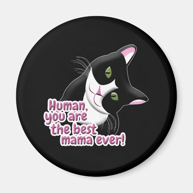 Mother's Day Cat Magnet (Front)