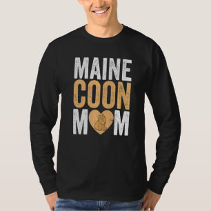 Mother's Day Cat Mama Cat Fur Parent Maine Coon M T-Shirt