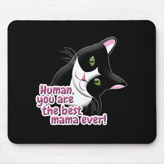 Mother's Day Cat Mouse Pad (Front)