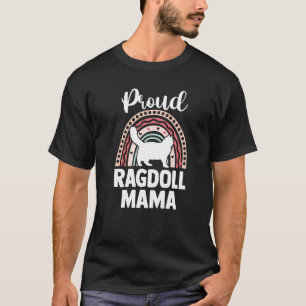 Mother's Day Cat Mummy Cat Proud Ragdoll Mama T-Shirt