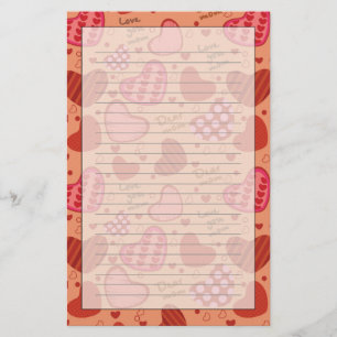 Mother's Day Celebration Pattern Stationery
