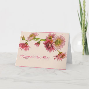 Mother's Day Chrysanthemums Card