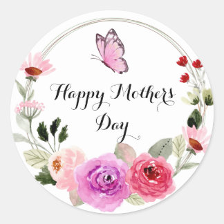 Mothers day Circle sticker