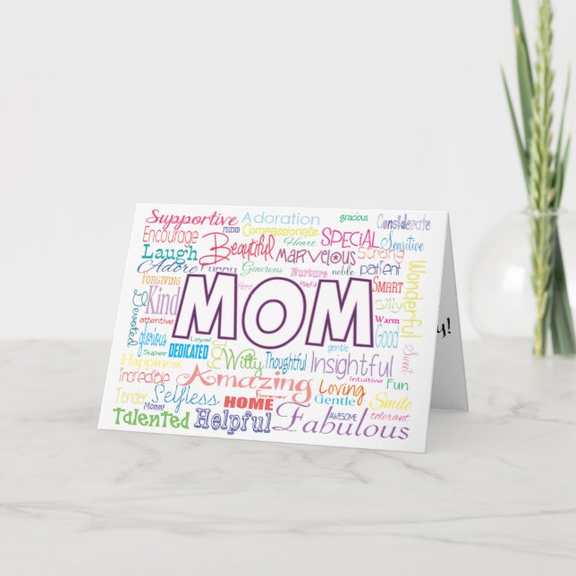 MOTHER'S DAY COMPLIMENTS GALORE FOR ANY FEMALE CARD (Front)