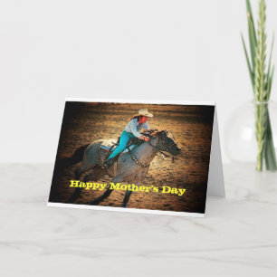 Mother's Day Cowgirl Card