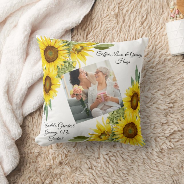 Mother's day cushion, Gift for Grandma Cushion (Blanket)