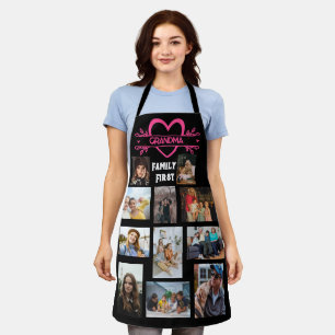 Mother's Day   Custom Create Family Photo Collage Apron