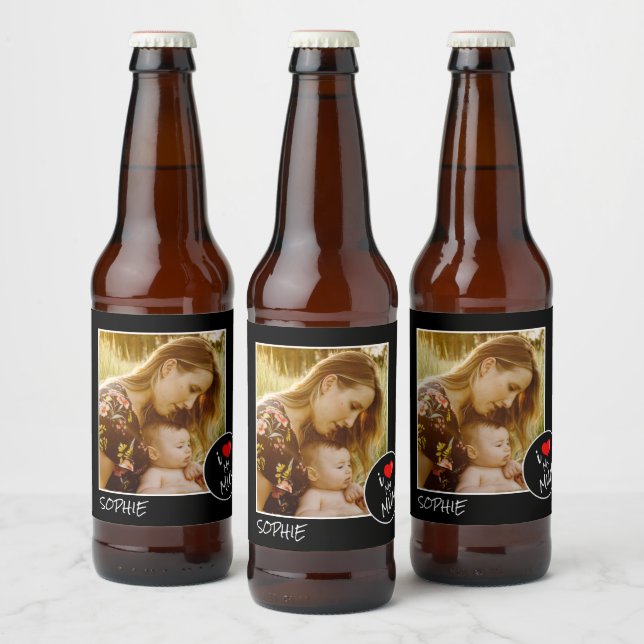 Mothers Day,  Custom Photo – Personalised Beer Bottle Label (Bottles)