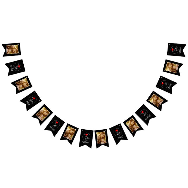 Mother's Day, Custom Photo - Personalized Bunting (All)