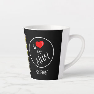 Mothers Day, Custom Photo - Personalized Latte Mug