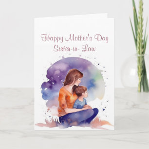 Mother's Day Daughter in Law Watercolor Card