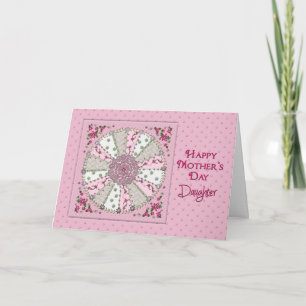 MOTHER'S DAY - DAUGHTER - PRETTY IN PINK CARD