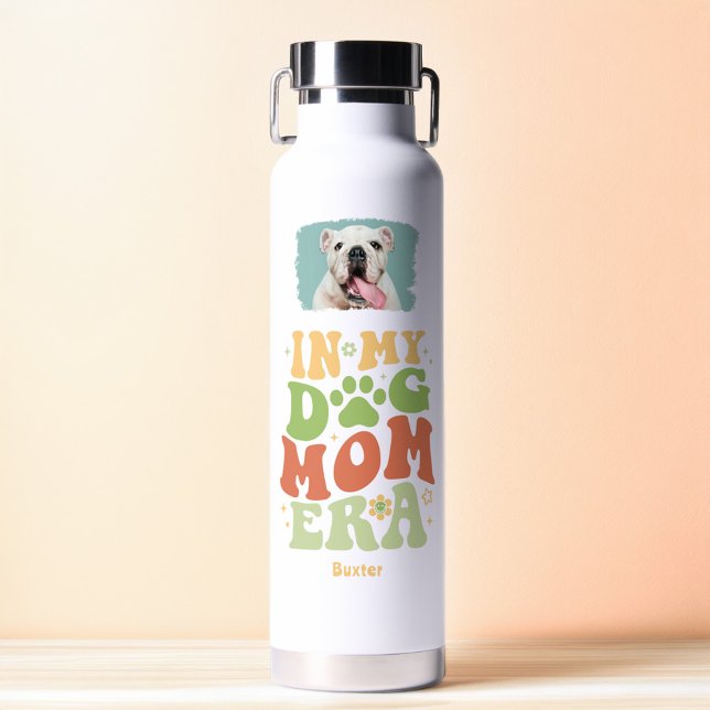 Mother's Day Dog Mum Era Puppy Photo Water Bottle (Mother's Day Dog Mom Era Puppy Photo Water Bottle)
