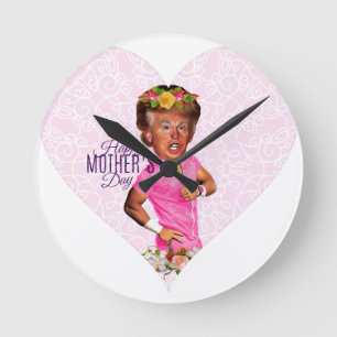 mothers day donald trump round clock
