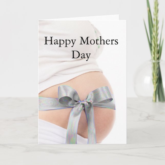 Mother's Day Expectant Mother Card (Front)