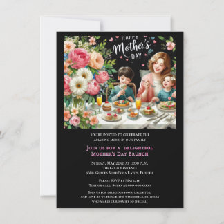 Mother's Day Family Brunch  Invitation