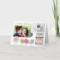 Mother's Day Family Chaos & Love Birds w/2 Photos