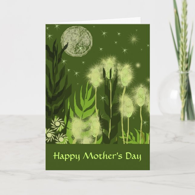 Mother's Day Fantasy Moon Card (Front)
