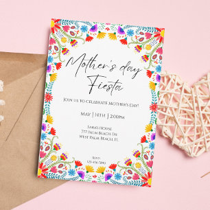 Mother's day Fiesta Mexican Florals Mother's day Invitation