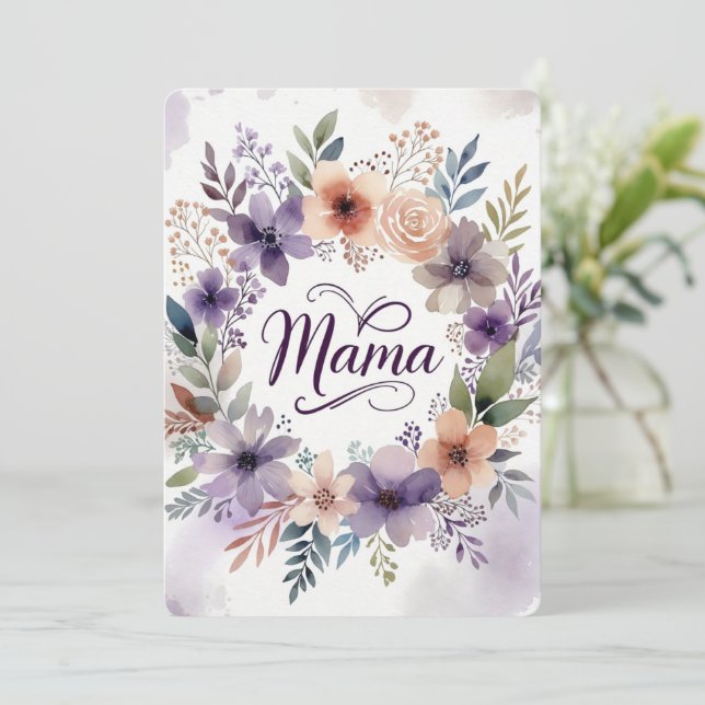 Mother's day Flat Greeting Card (Standing Front)