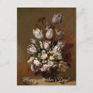 Mother's Day - Floral Bouquet   Dutch Fine Art Postcard