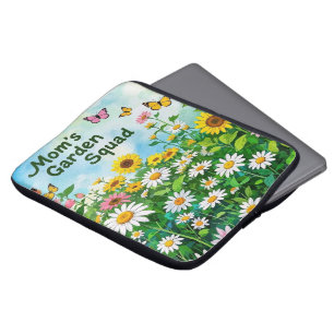 Mother's Day Floral Garden Squad Laptop Sleeve