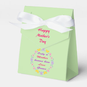 Mothers Day Flowers and Butterflies Custom Favour Box