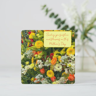 Mother's Day flowers Announcement