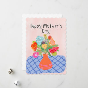 Mother's Day flowers  Holiday Card