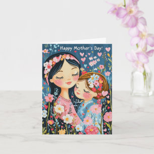 Mother's Day Folded Greeting Card