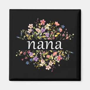 Mothers Day For Grandma Wildflower Floral Women#39 Magnet