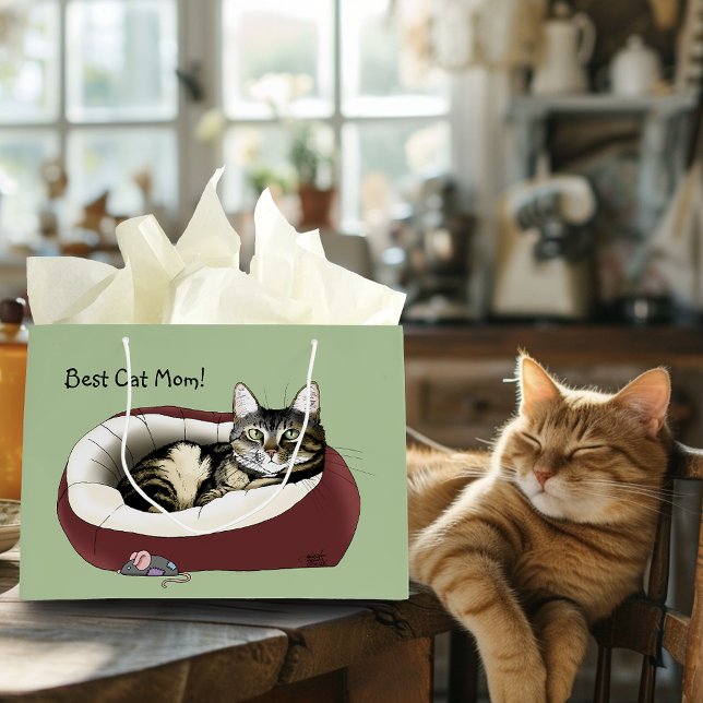 Mother's Day from Cat Large Gift Bag (Creator Uploaded)
